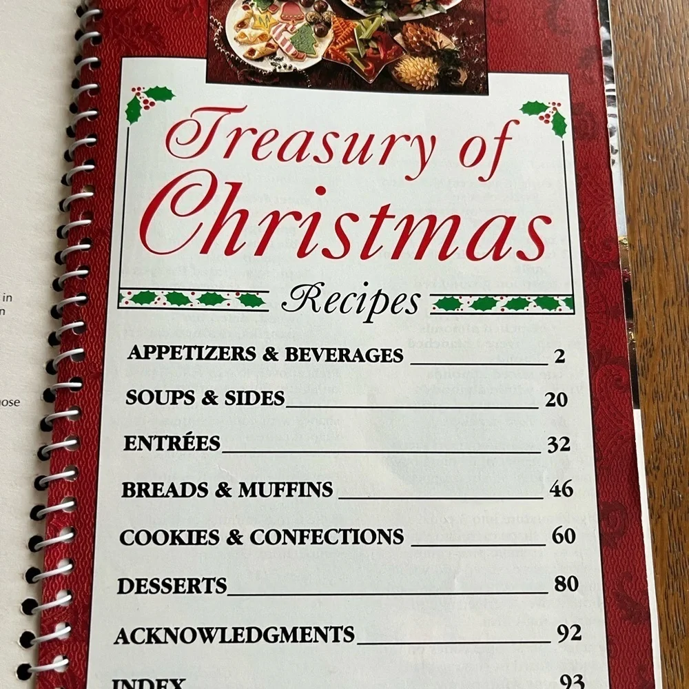 Treasury of Christmas Recipes Cookbook